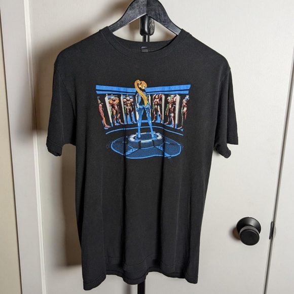 Old School Super Metroid Samus Aran Nintendo t-shirt - Picture 3 of 8